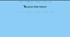 Desktop Screenshot of licenseplateheaven.com